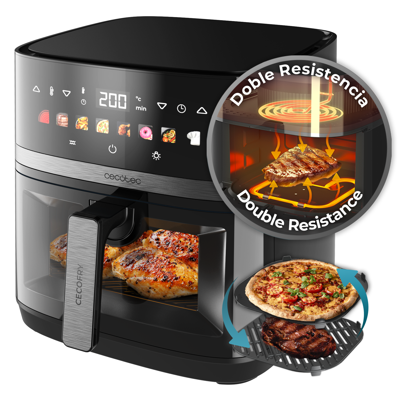 Cecofry&Grill Duoheat 8000