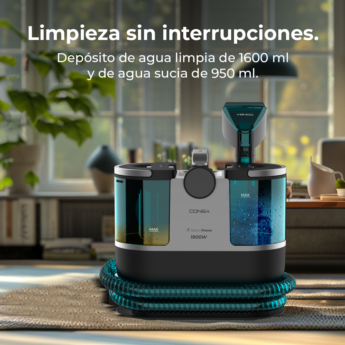 Conga 7000 Carpet&Spot Clean Steam Max | Envío gratis y mejor precio garantizado – foto detalle 5
