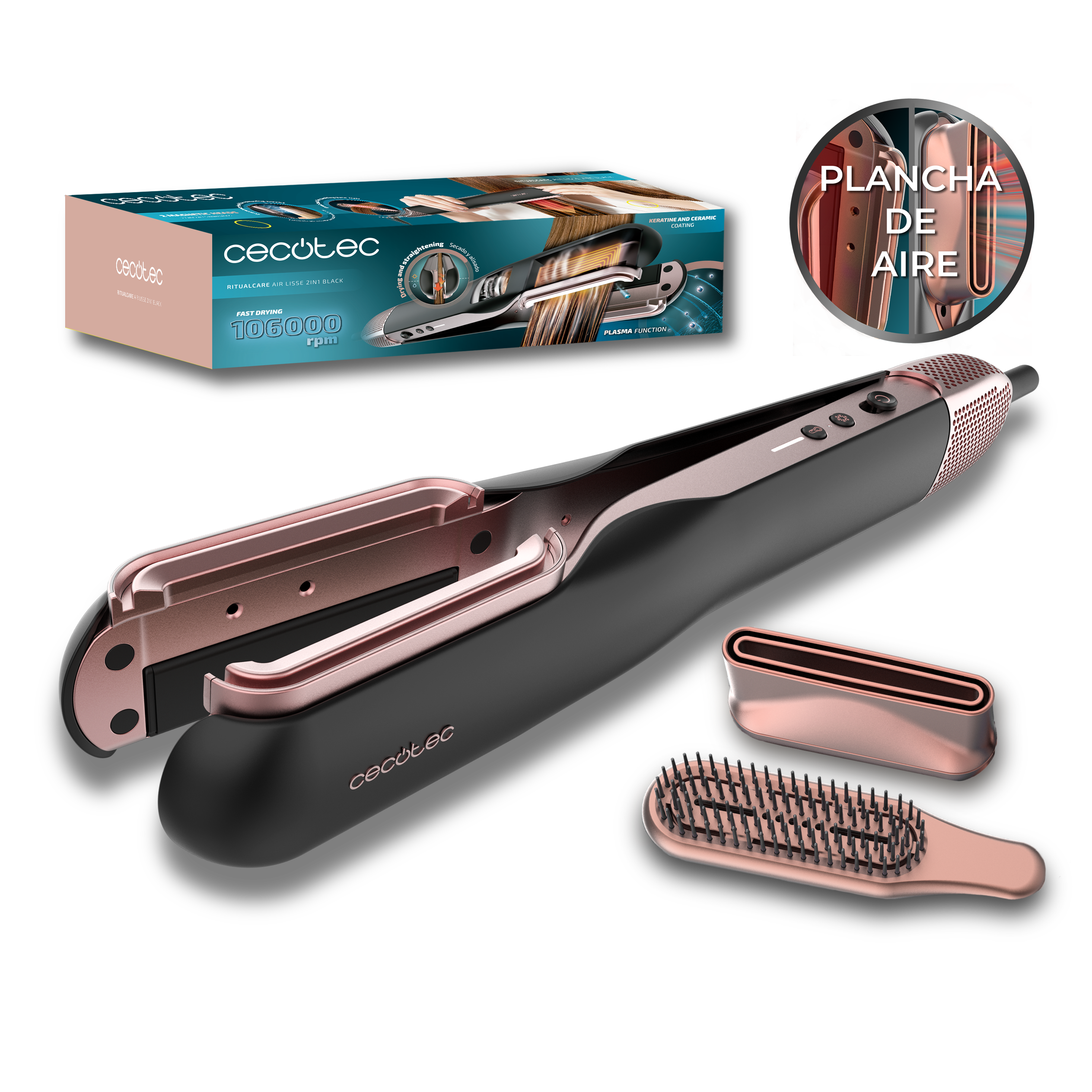 RitualCare Air&Straight 2in1 Black