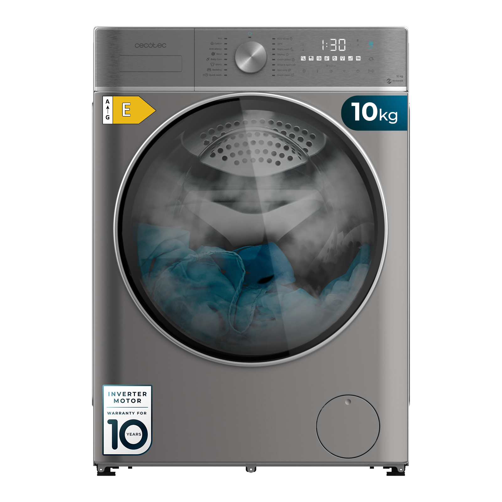 Lavadora secadora Bolero Wash&Dry 10680 Inverter Steel B