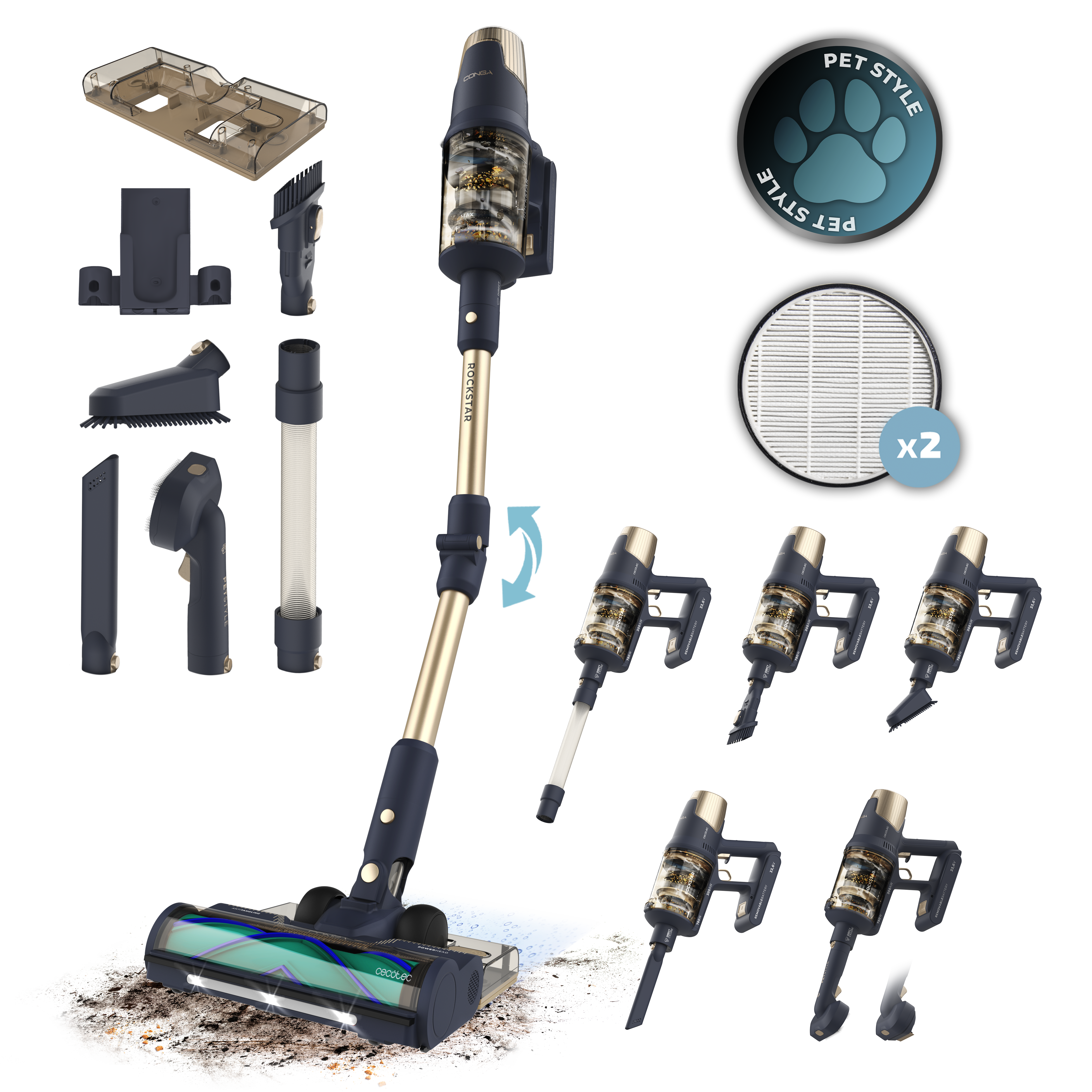 Conga Rockstar RX70 AquaPet Flex Genesis