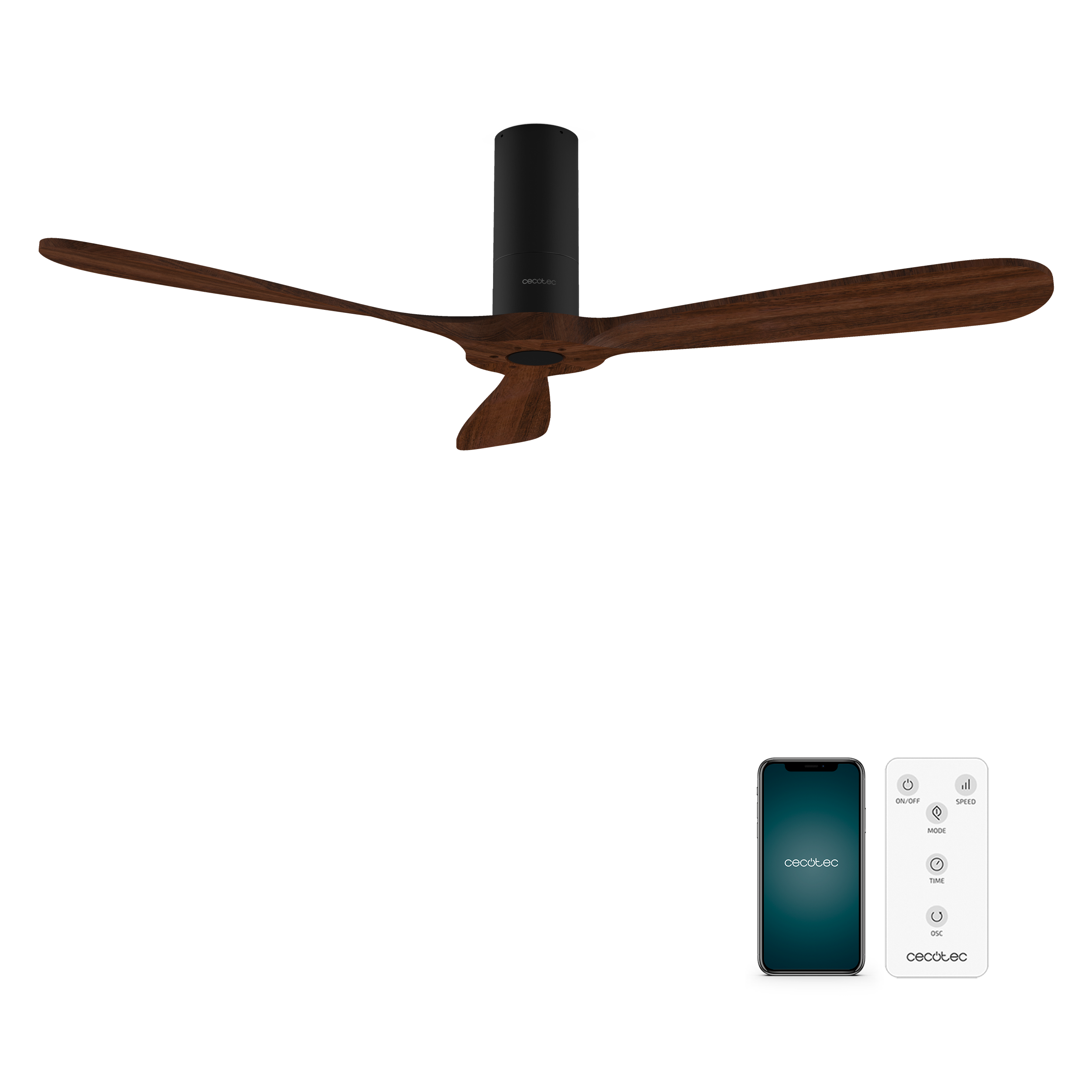 Ventilador de techo EnergySilence Aero 5500 Black Aqua Connected