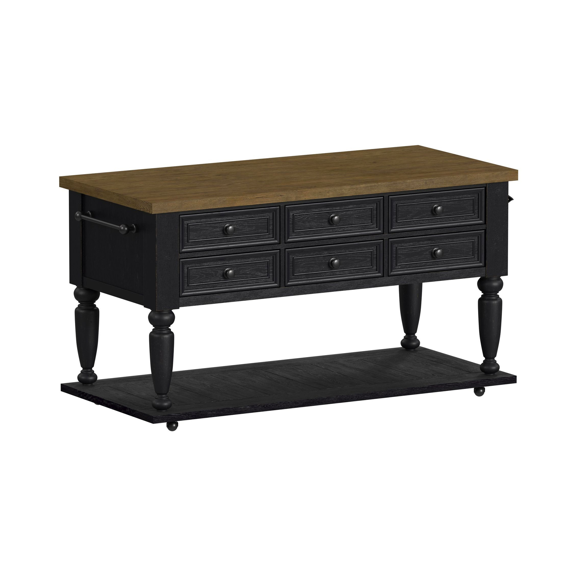 Heritage & Home Kitchen Island with Casters