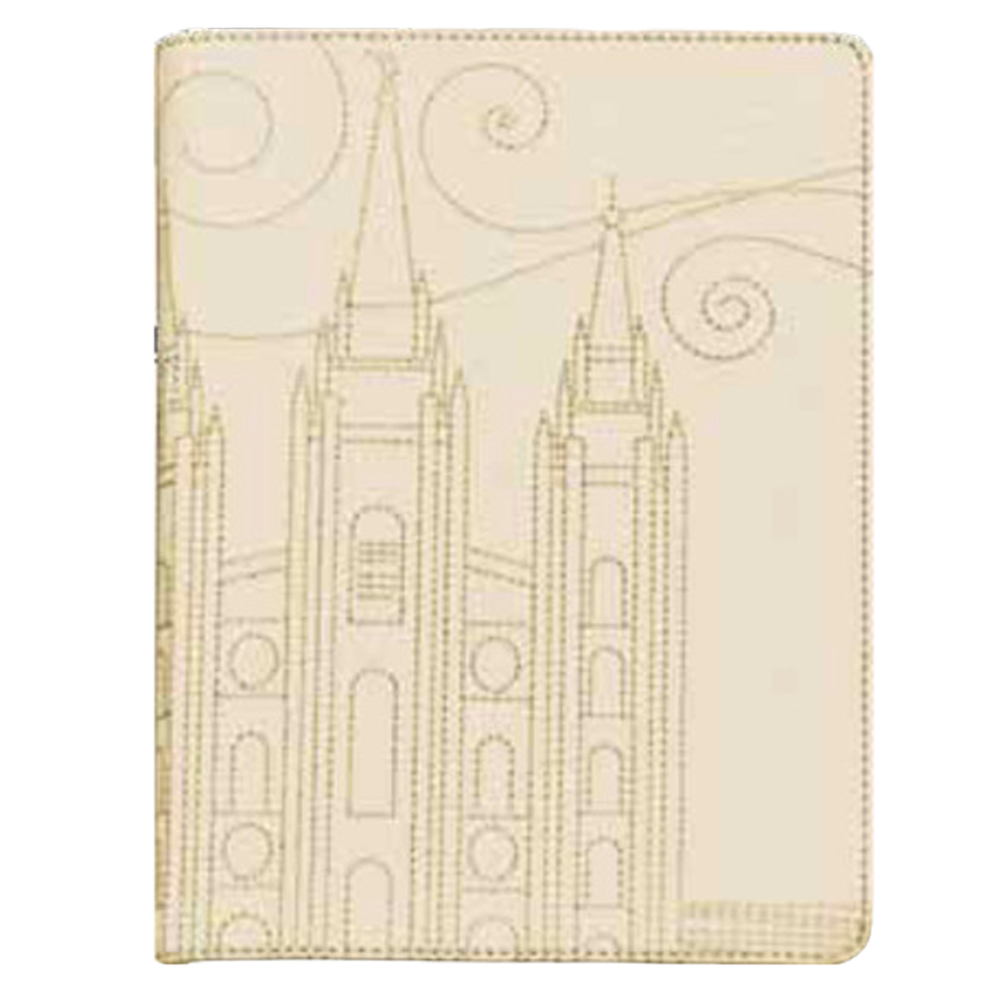 Salt Lake Temple Stitched Journal