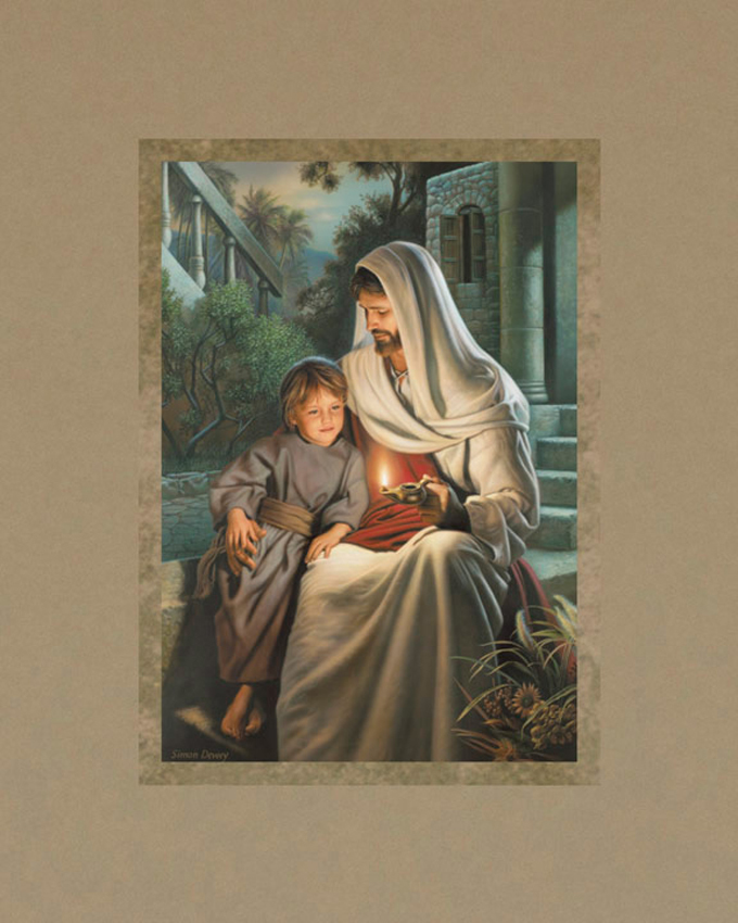 Ye are the Light of the World 8x10 Matted Print, , large image number 0