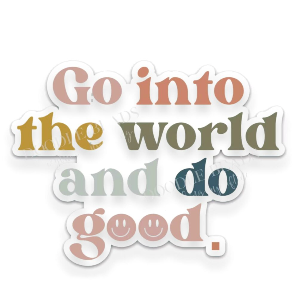 Go Into the World Missionary Sticker, , large image number 0