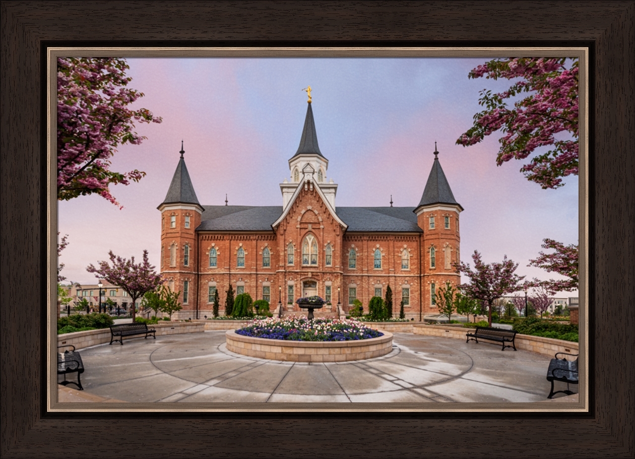 House of Peace: Provo City Center Temple (27x35 Framed Art), , large image number 0