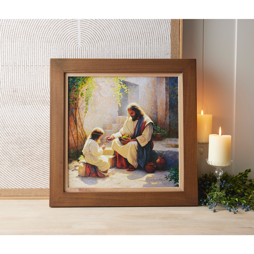 I Am a Child of God (21x21 Framed Textured Print), , large image number 2