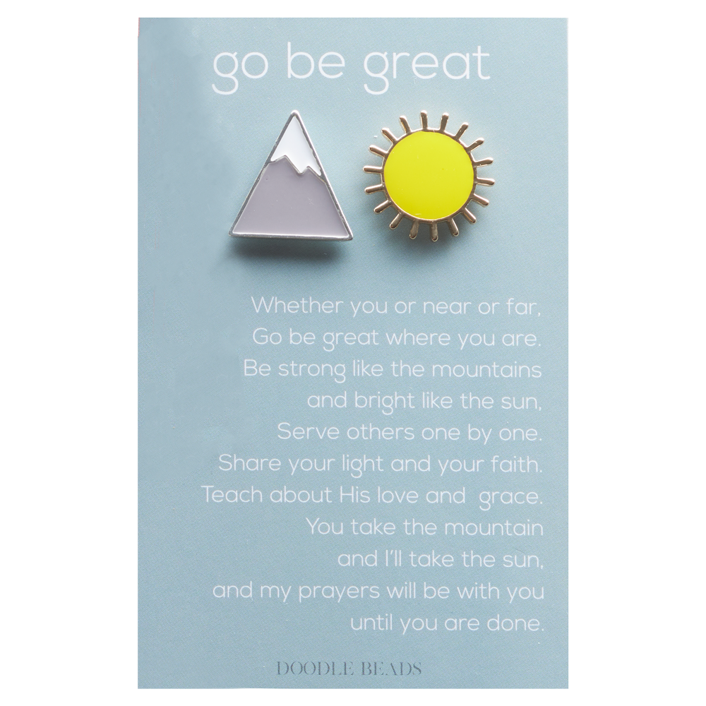 Go Be Great Missionary Pin