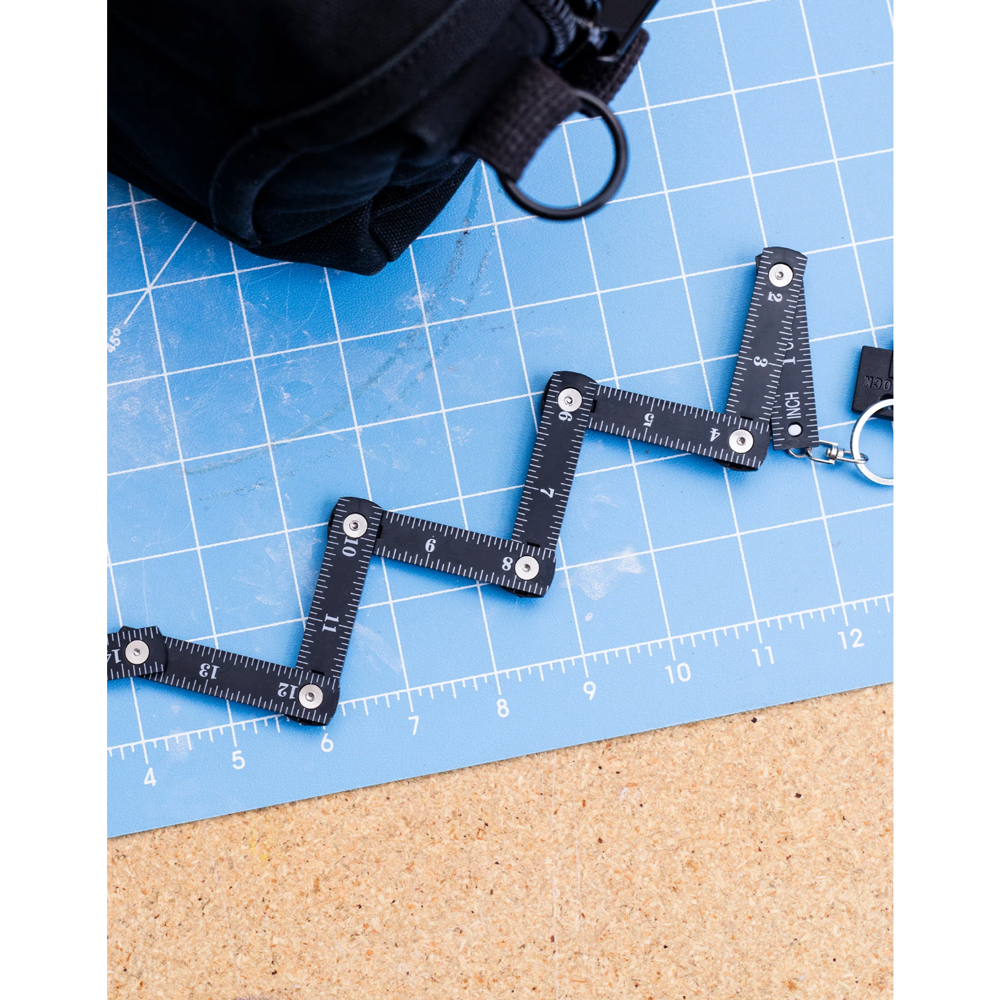 Mini Folding Ruler Keyring (Assorted Colors), , large image number 2