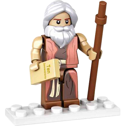 Moses Brick Figurine, , large image number 1