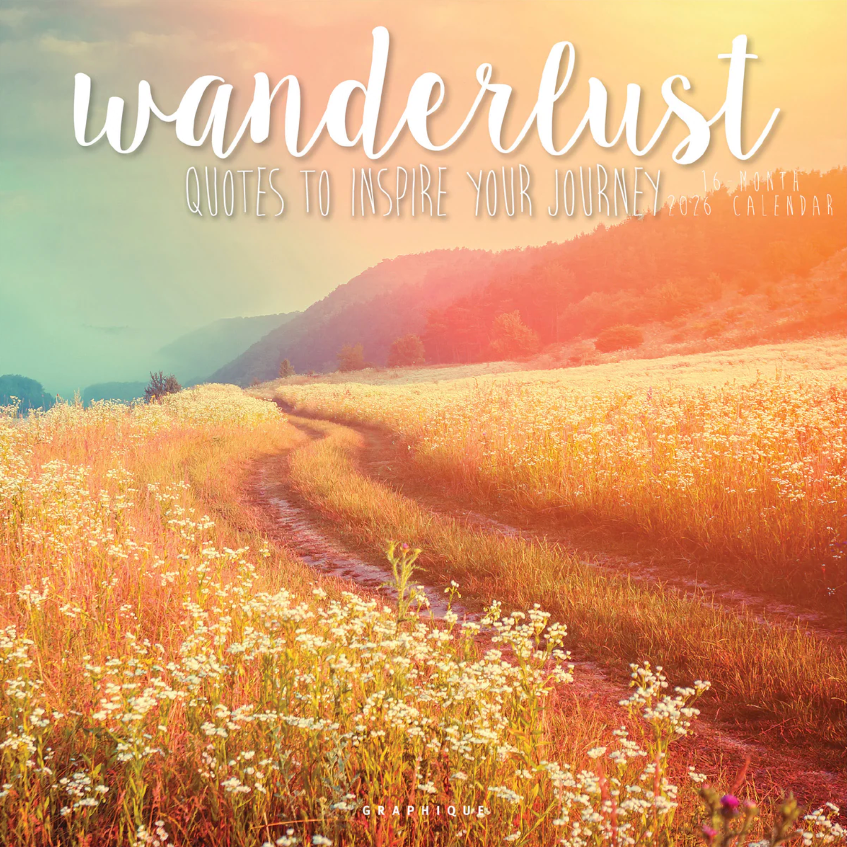2026 Wanderlust Wall Calendar