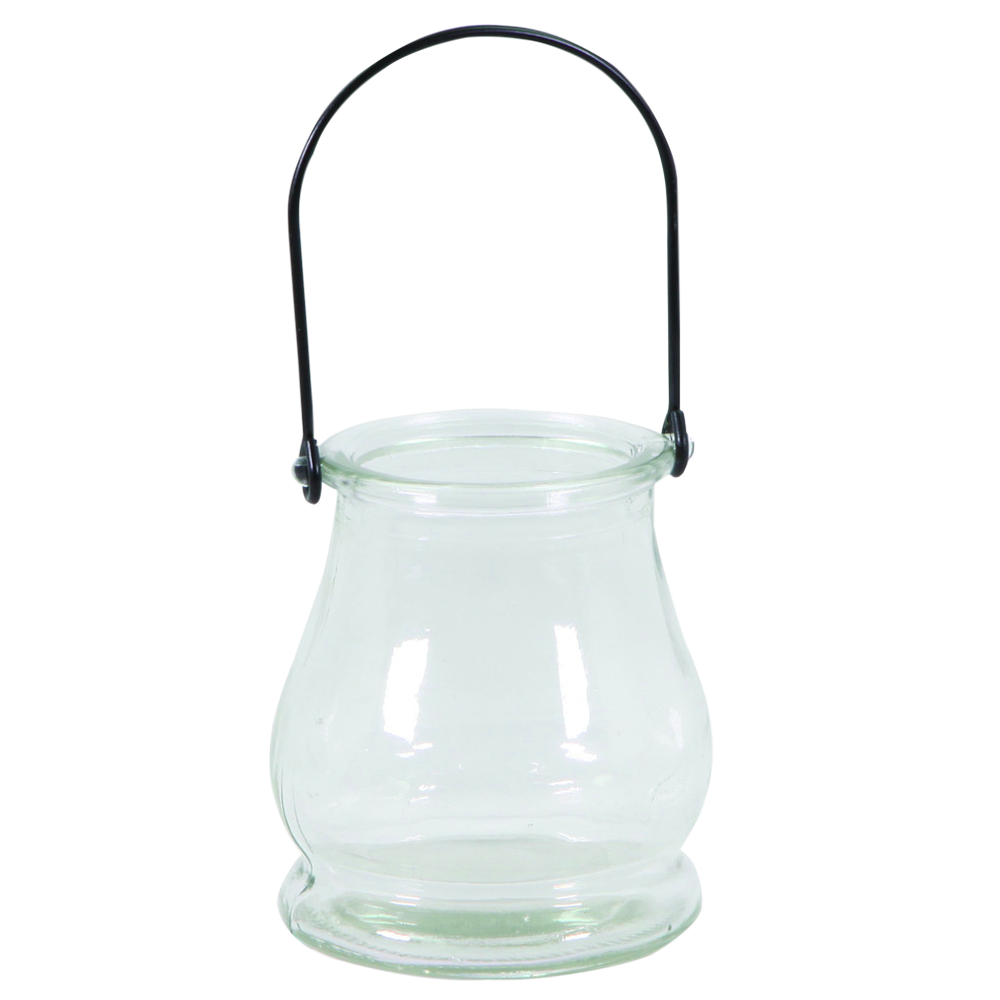 Glass and Wire Votive Holder, , large image number 0