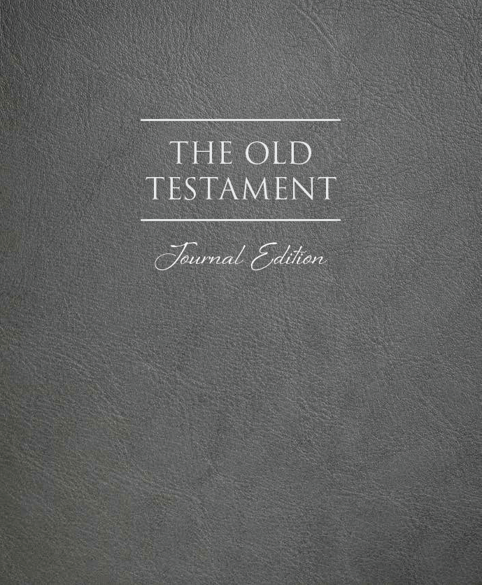 The Old Testament, Journal Edition, Gray (No Index)