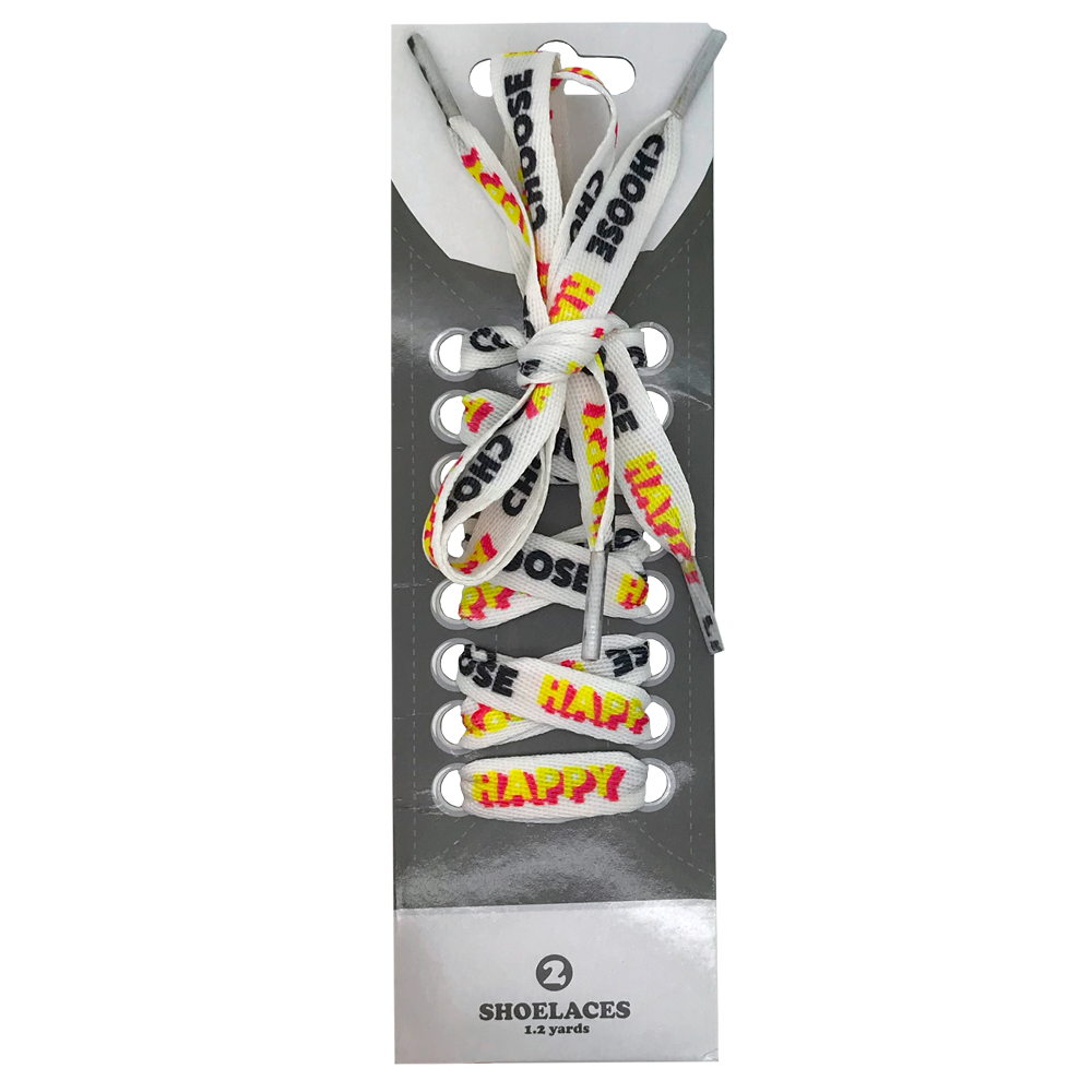 Choose Happy Shoelaces, , large image number 0