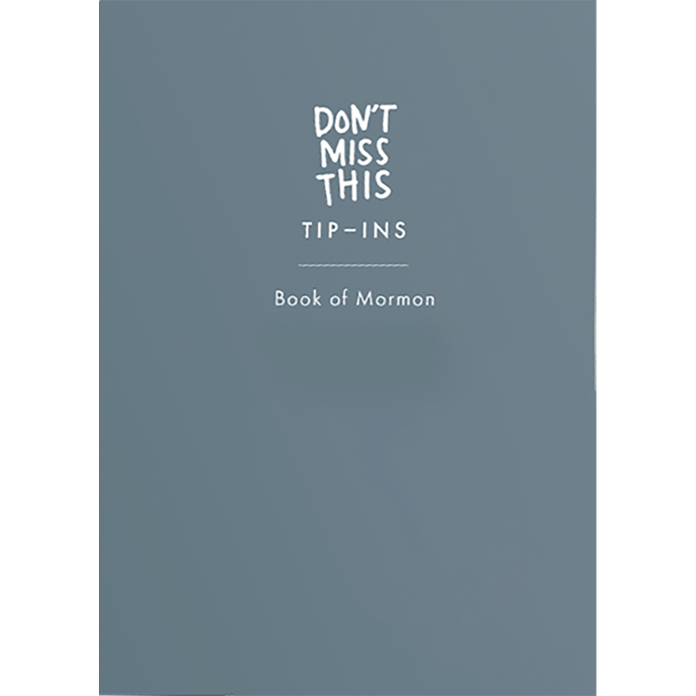 Don't Miss This Tip-Ins for The Book of Mormon 2024