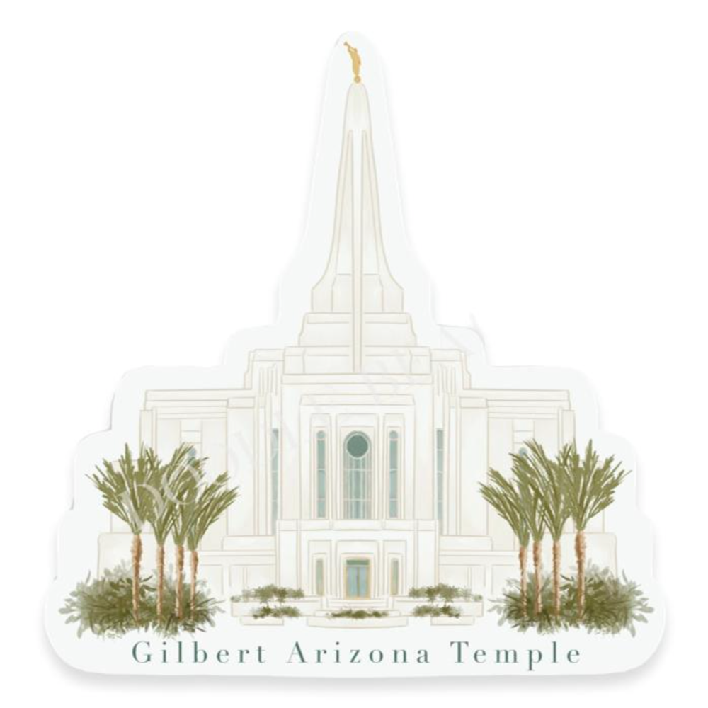 Gilbert Arizona Temple Sticker, , large image number 0