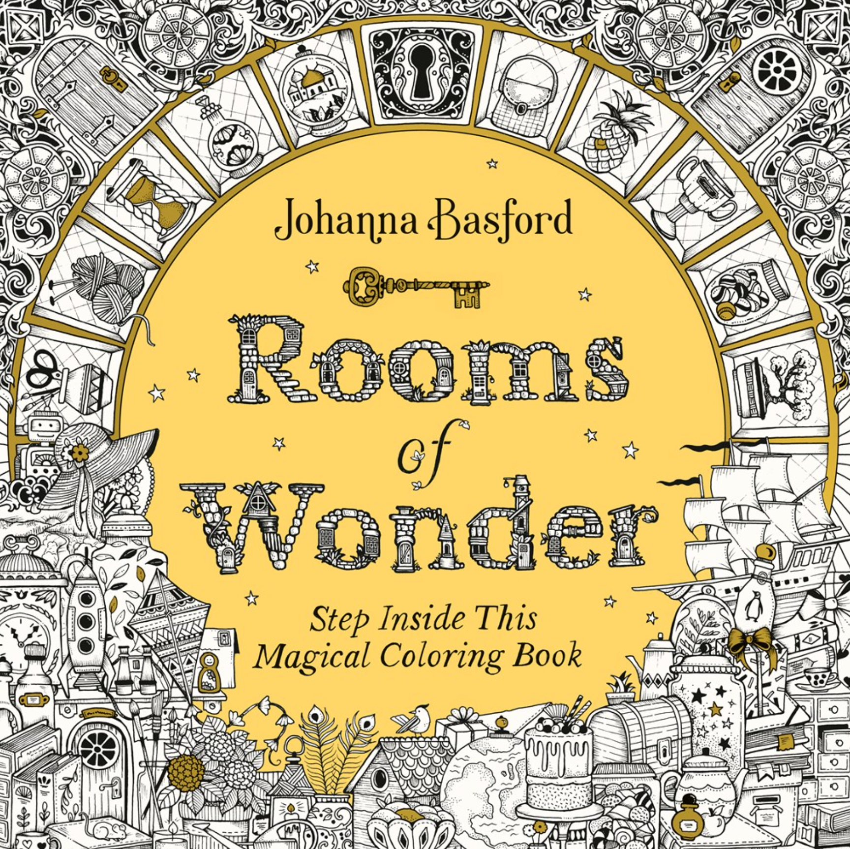 Rooms of Wonder Coloring Book, , large image number 0