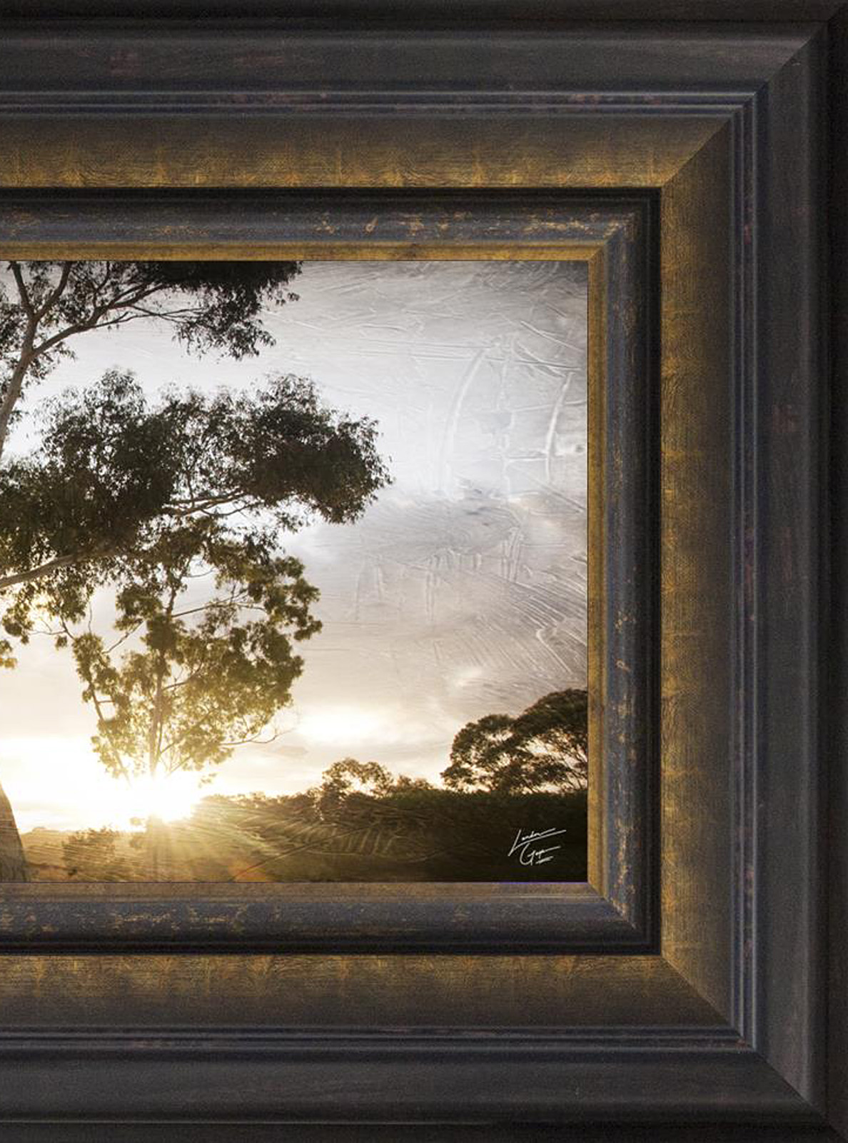 San Diego Temple, the Day Dawn is Breaking (19x48 Canvas Framed Art), , large image number 2