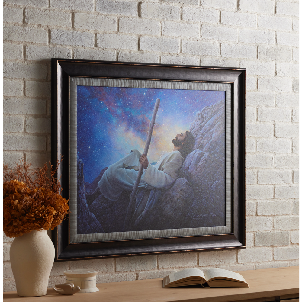 World's Without End (33x27 Framed Canvas Print)