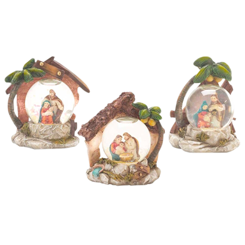 Assorted Mini Snow Globe Nativity, , large image number 0