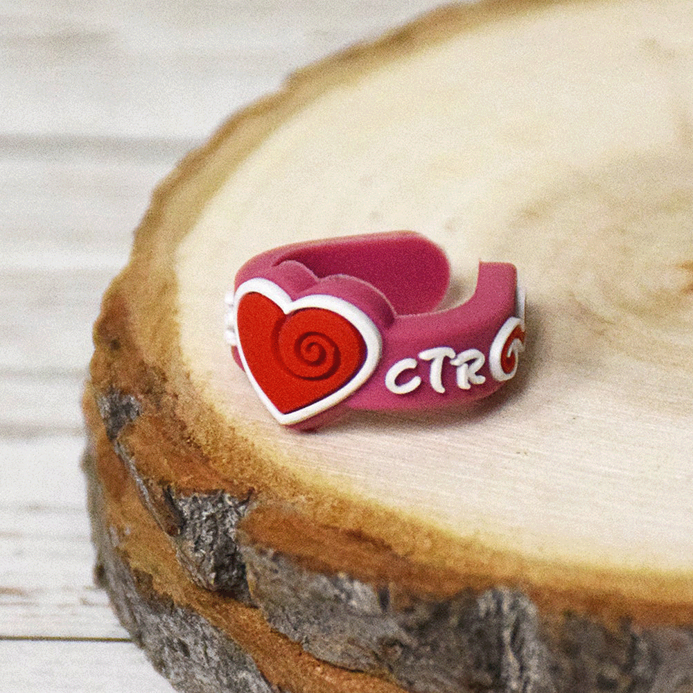 Heart Adjustable CTR Ring, , large