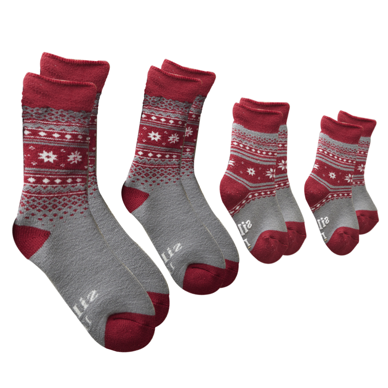 Silent Night, Cozy Night Christmas Socks, , large image number 2