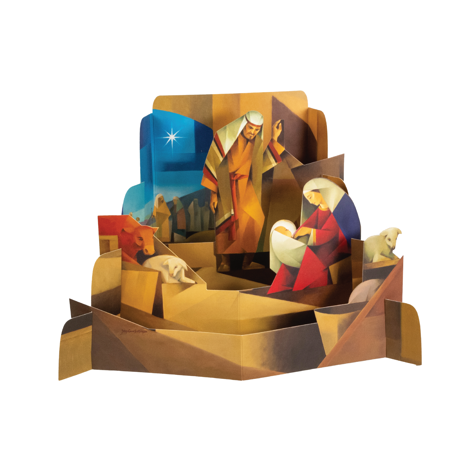 In the Stable Diorama Nativity