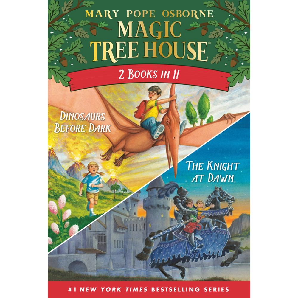 Magic Tree House 2-in-1 Bindup: Dinosaurs Before Dark/The Knight at Dawn, , large image number 0