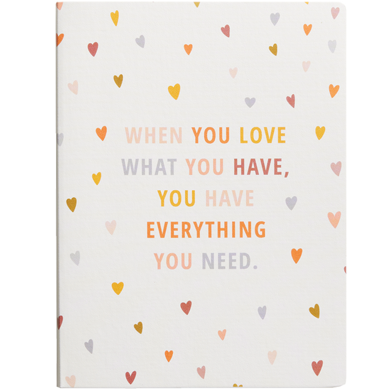 When You Love What You Have Journal, , large