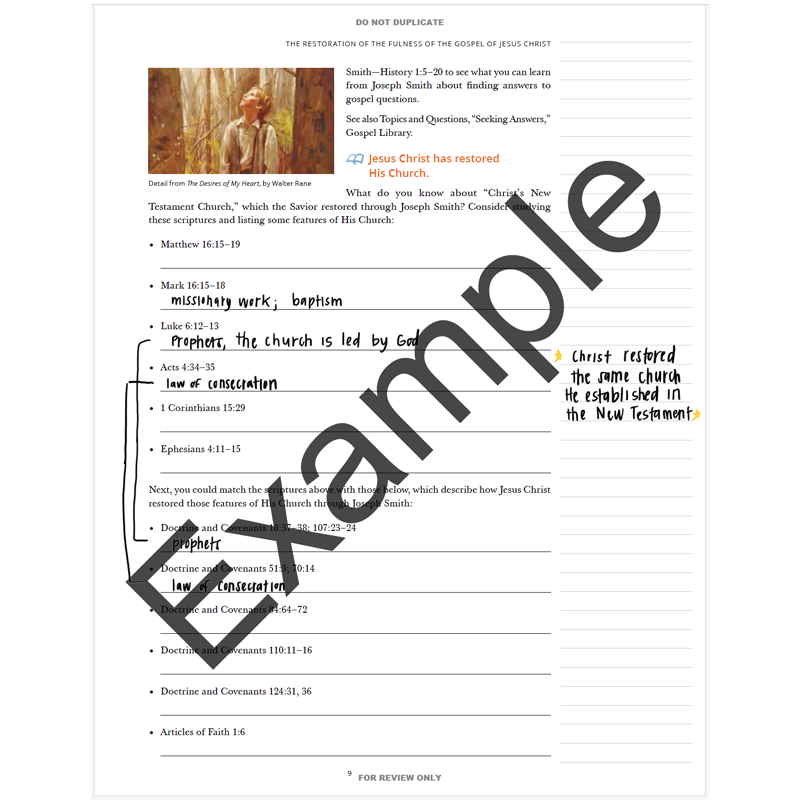 Come, Follow Me - For Home & Church, Doctrine and Covenants 2025 Journal Edition, , large image number 5