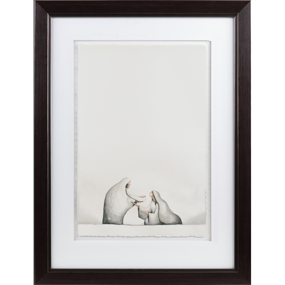 Love's Pure Light, Holy Family (30x22 Framed)