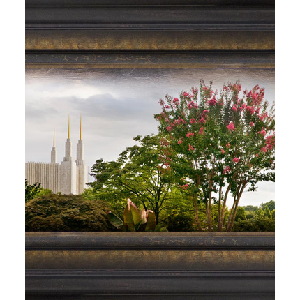 Washington, D.C. Temple, the Day Dawn is Breaking (19x48 Canvas Framed Art), , large image number 2