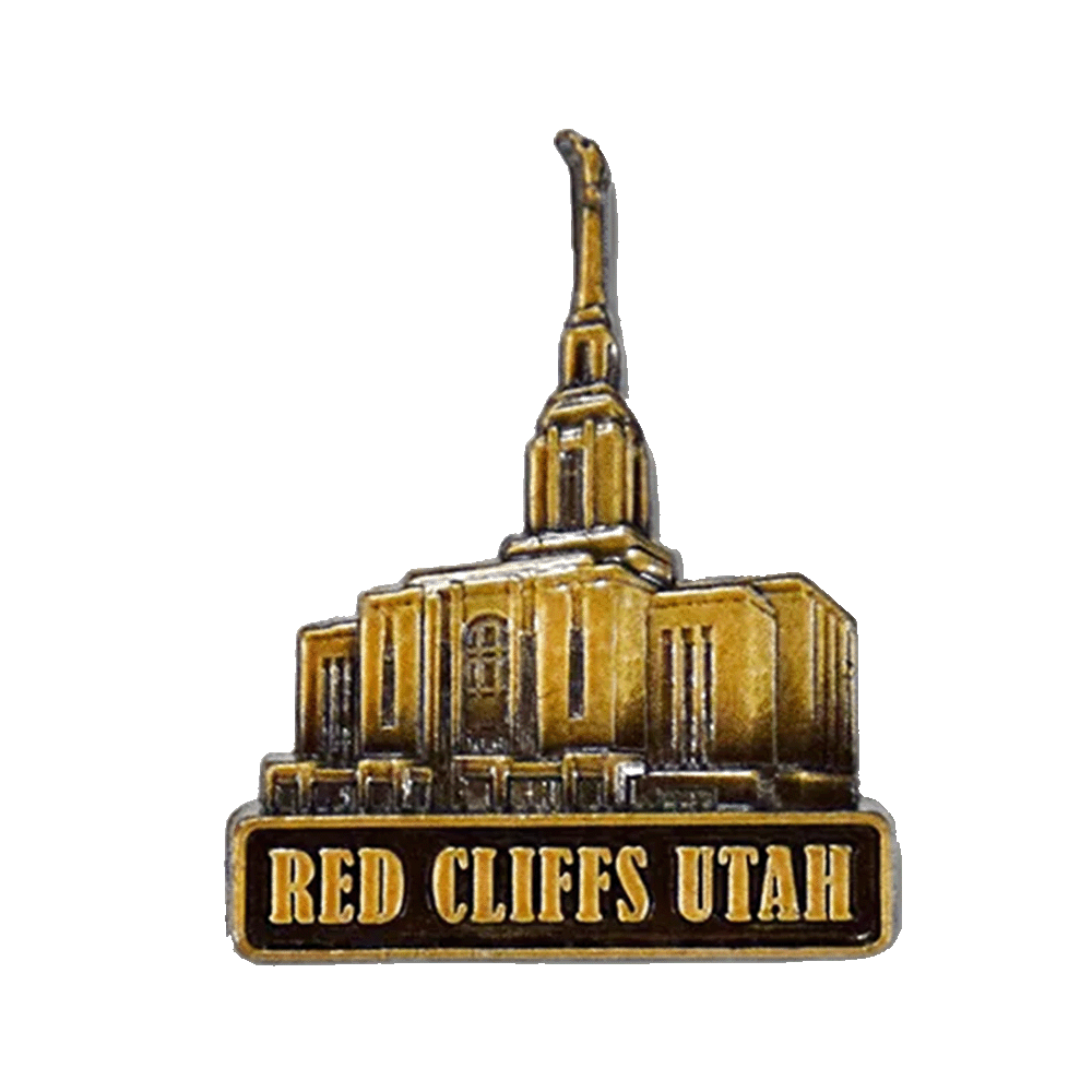 Red Cliffs Temple Pin