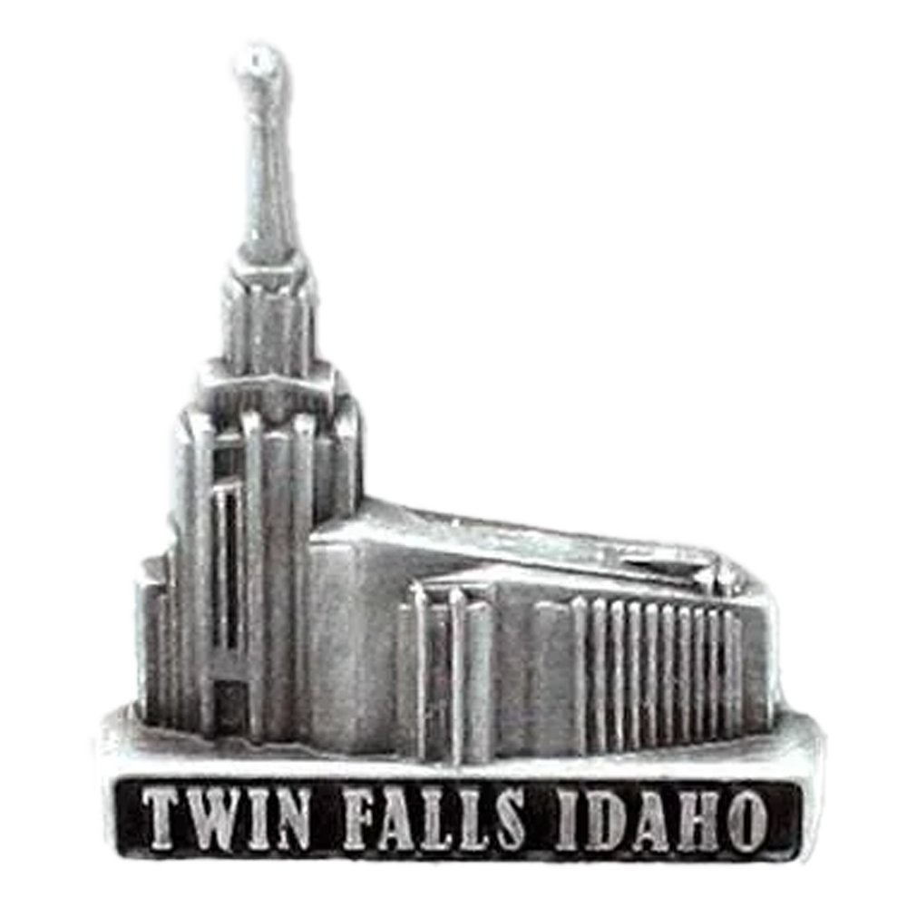 Twin Falls Temple Pin, , large