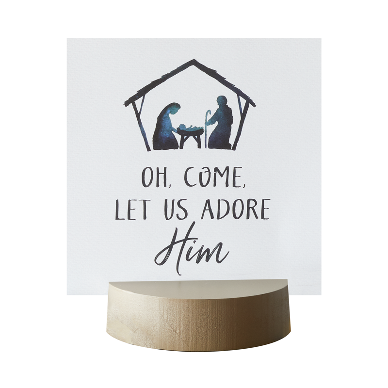 Print Stand with Double Sided Print (Premium)