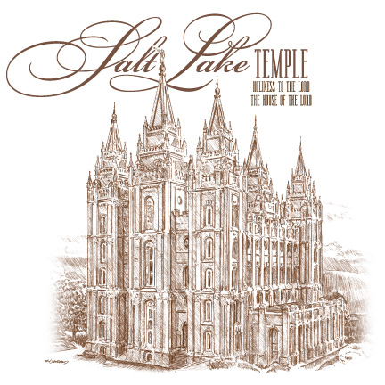 Salt Lake Temple Tile