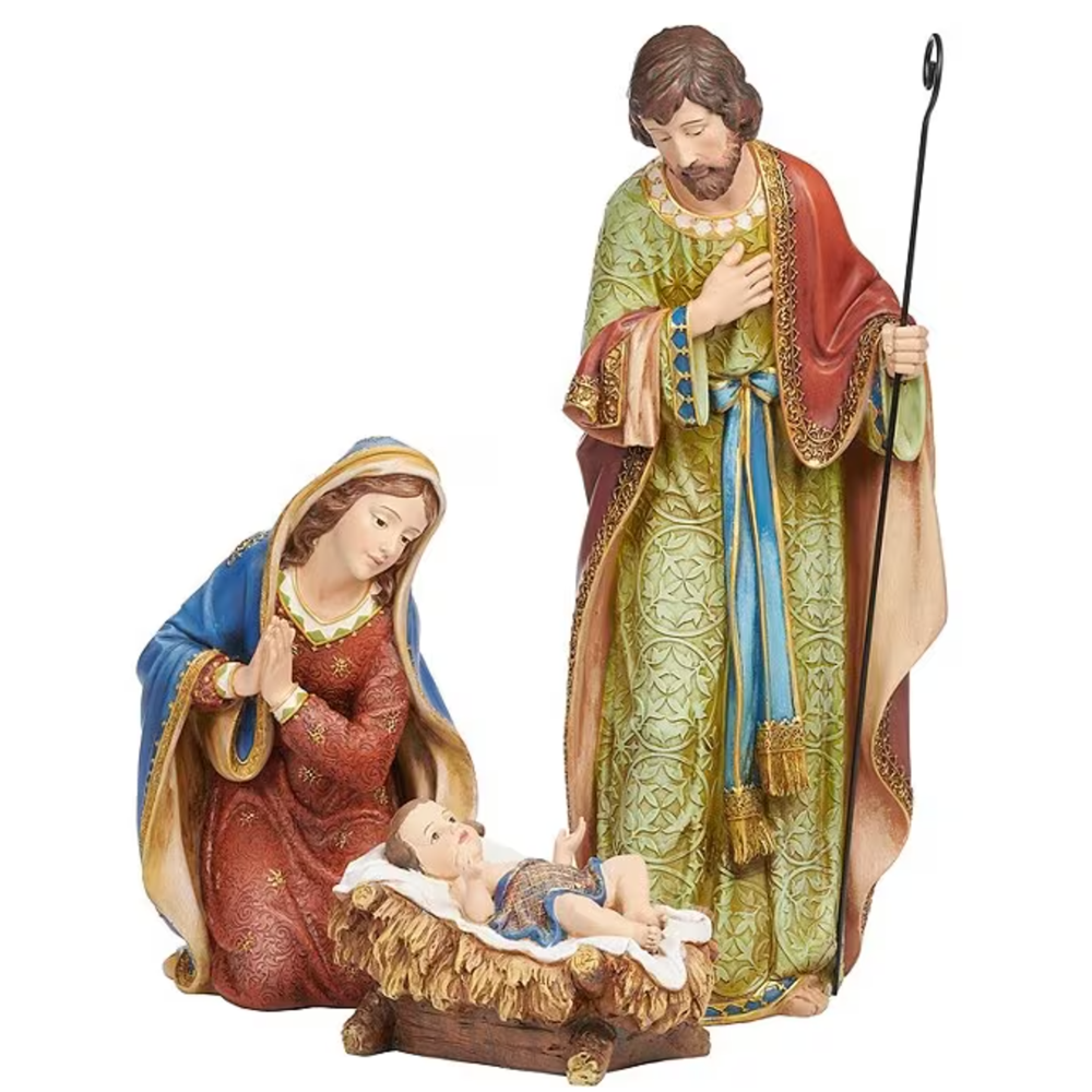 Adorned Holy Family Nativity, , large image number 0