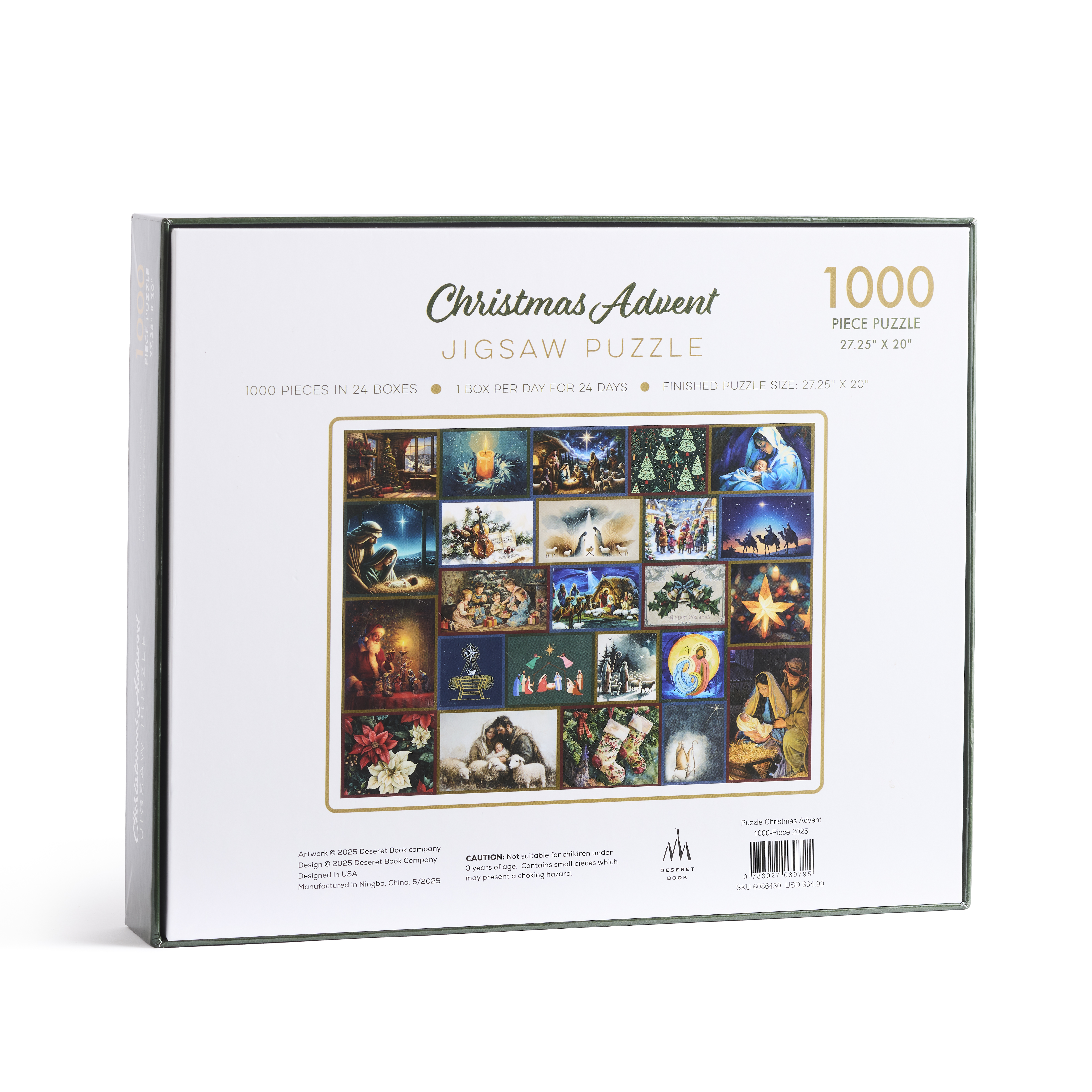 Christmas Advent 1000 Piece Puzzle, , large