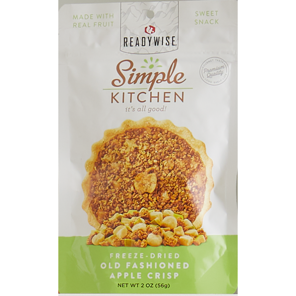 Simple Kitchen Freeze-Dried Old Fashioned Apple Crisp