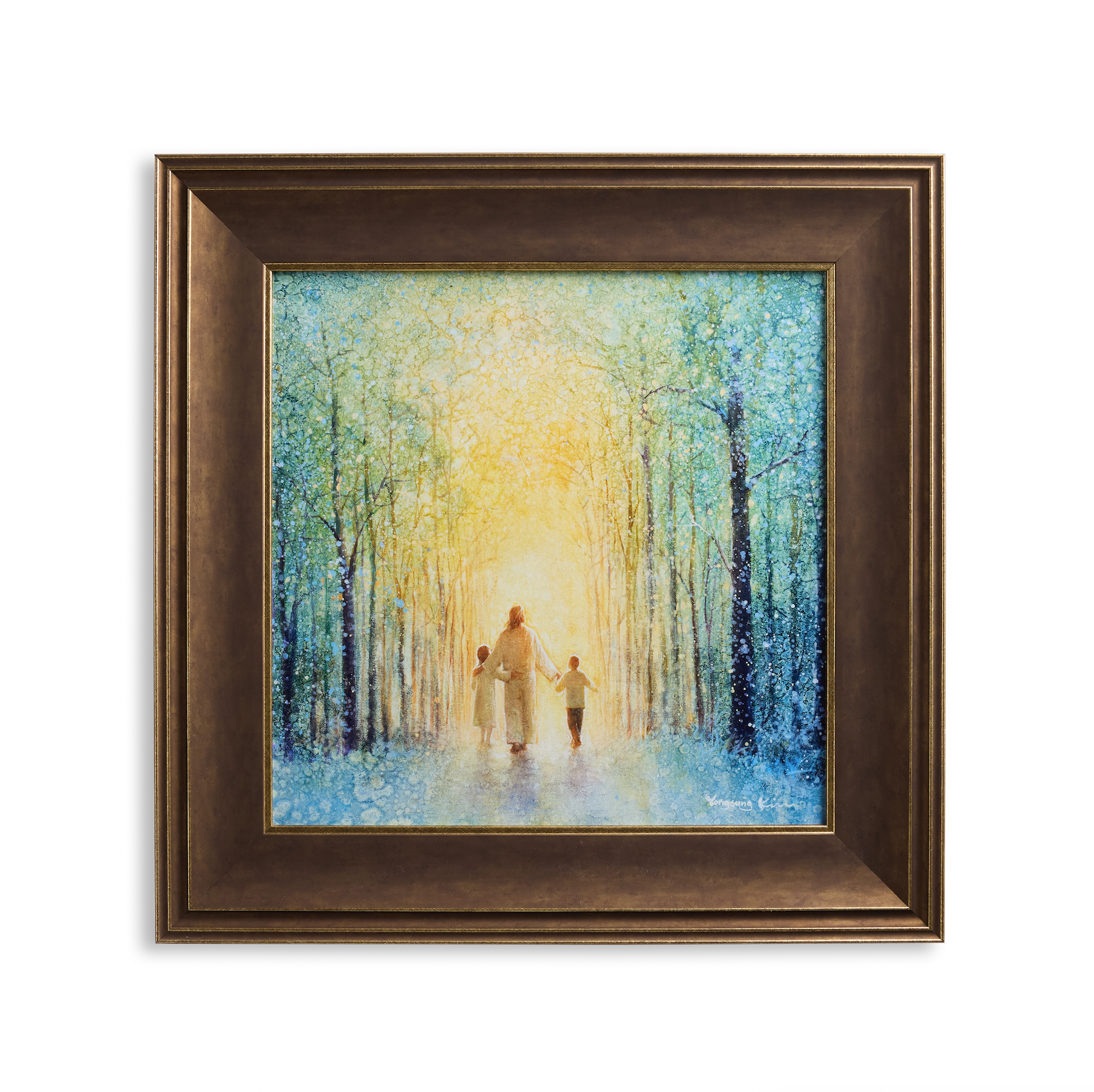 Teach Me Thy Paths (16x16 Framed Paper Print)