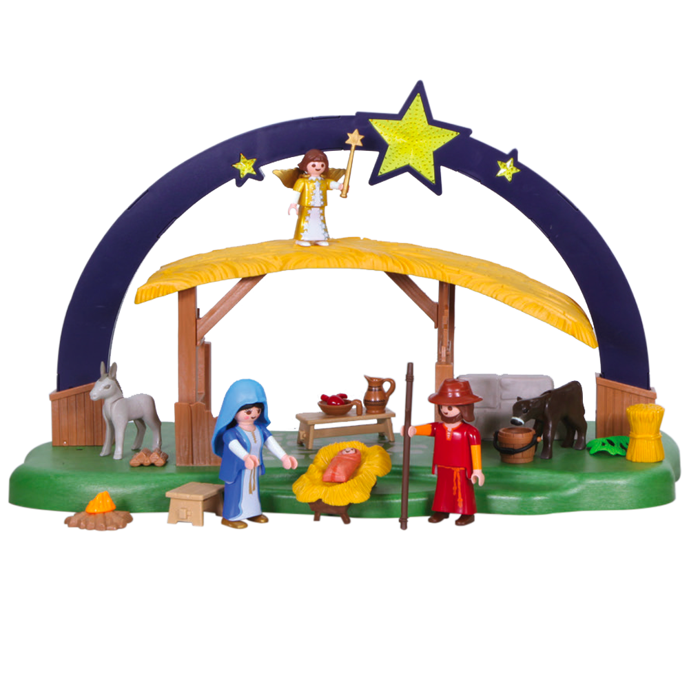 Light-up Playmobil Nativity