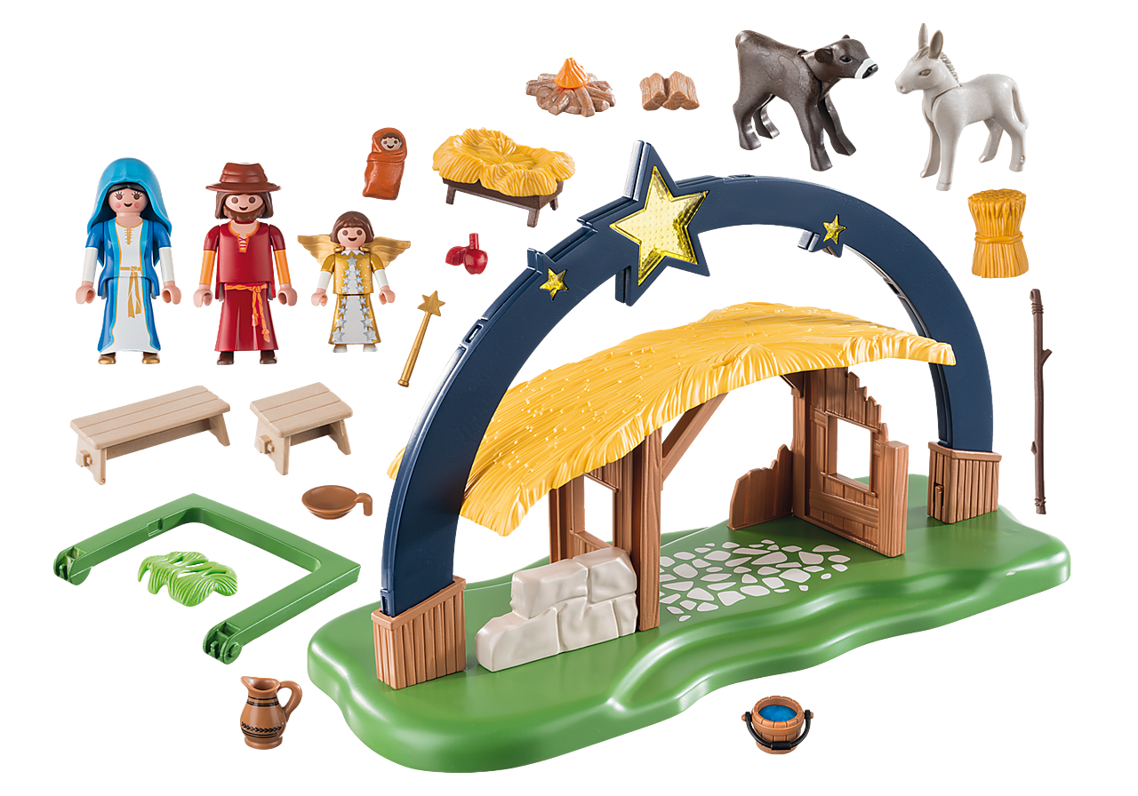 Light-up Playmobil Nativity, , large image number 2