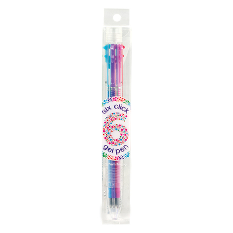 6 Click Gel Pen, , large image number 0
