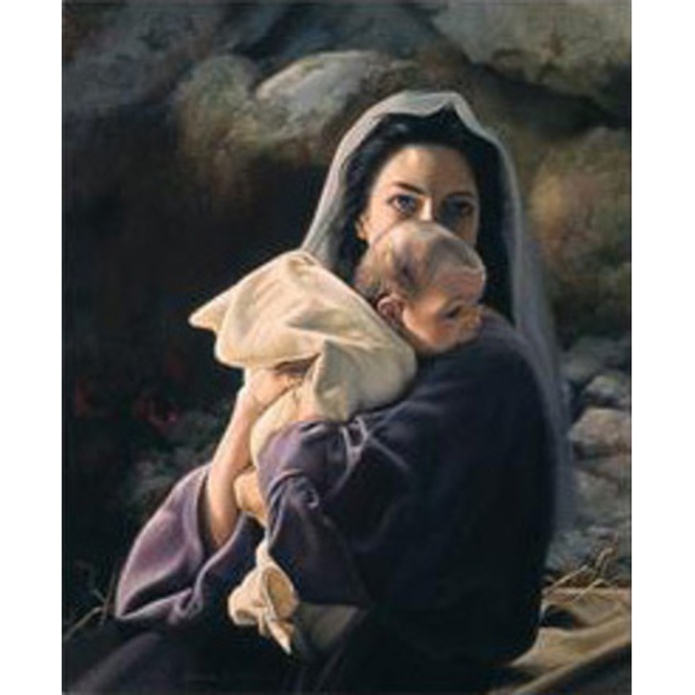 21X22 Be It Unto Me Canvas Framed, , large image number 1