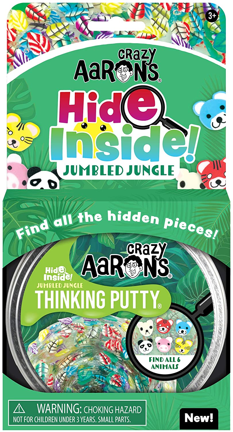 Hide Inside Jumbled Jungle Thinking Putty, , large image number 0