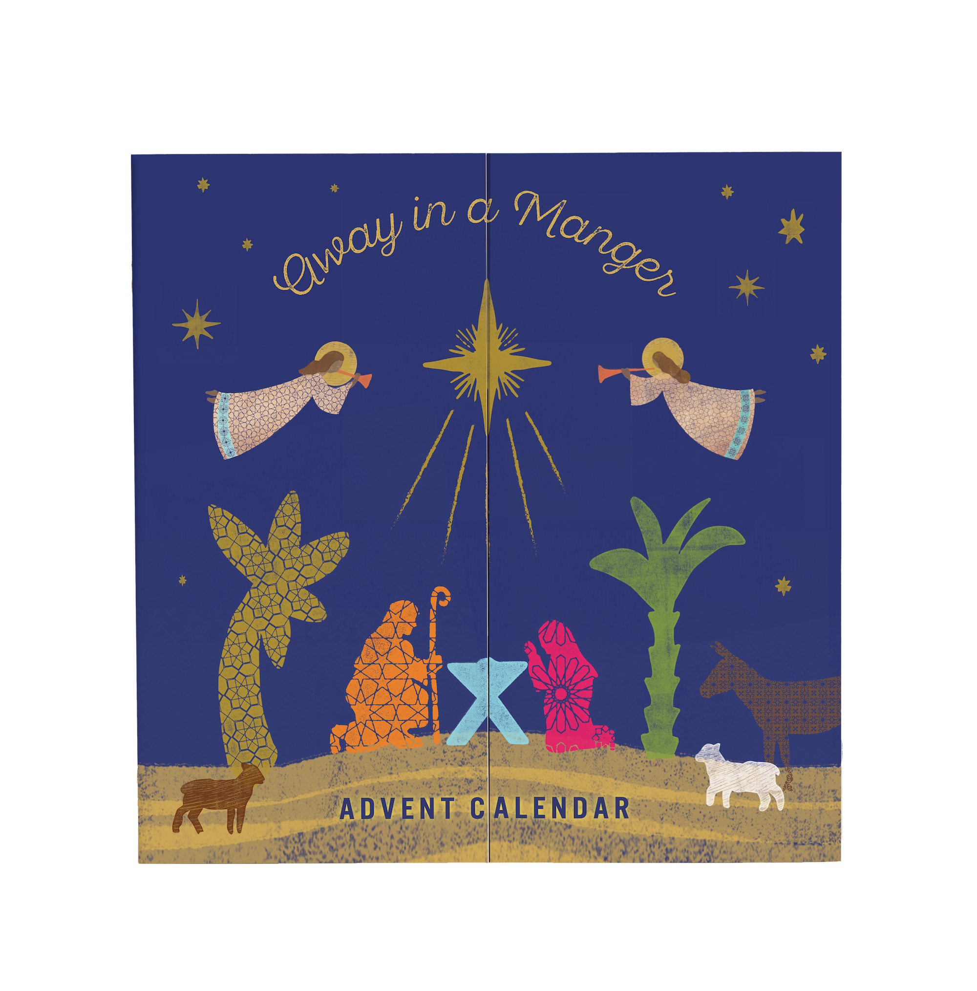 "Away in a Manger" Nativity Advent Calendar, , large image number 1