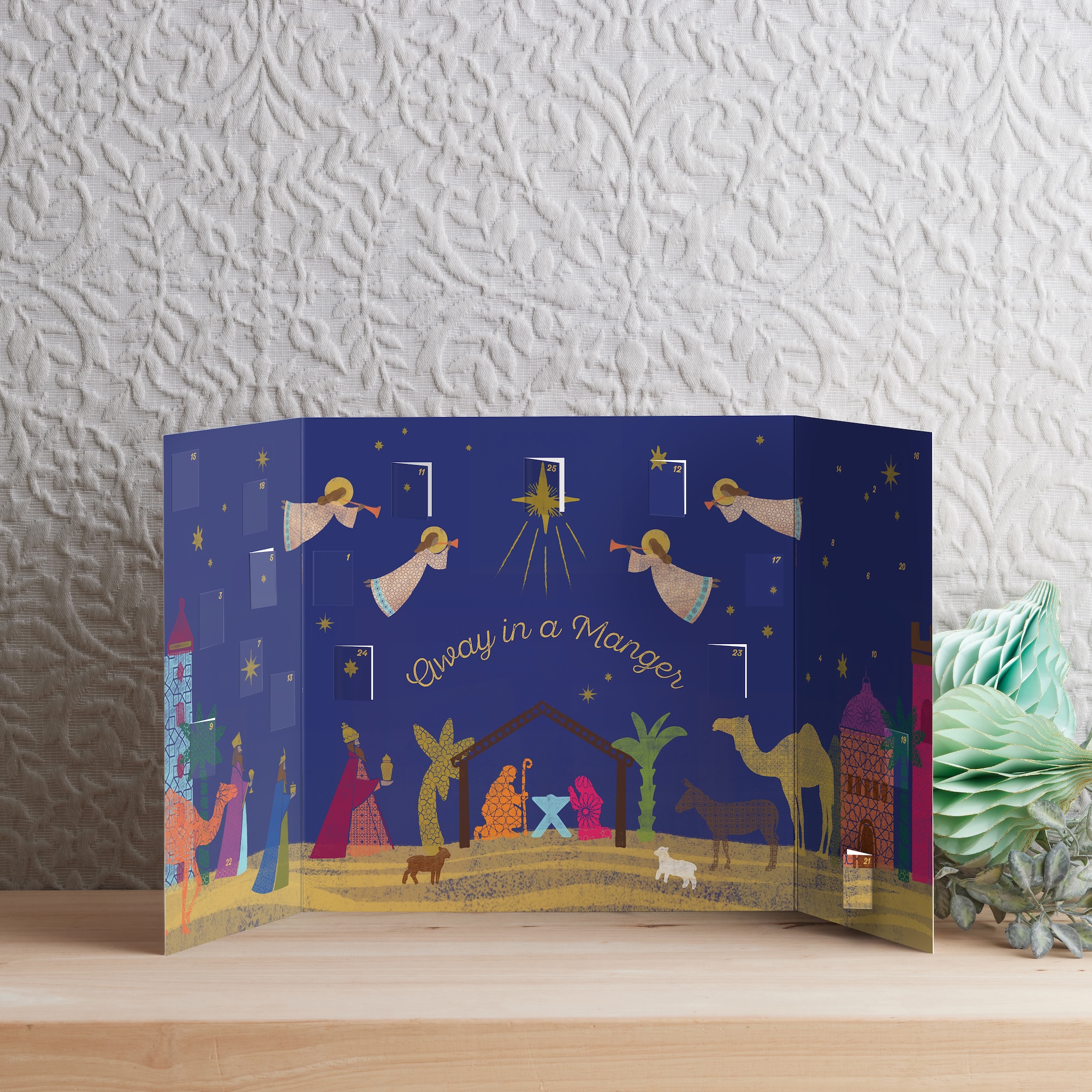 "Away in a Manger" Nativity Advent Calendar, , large image number 3