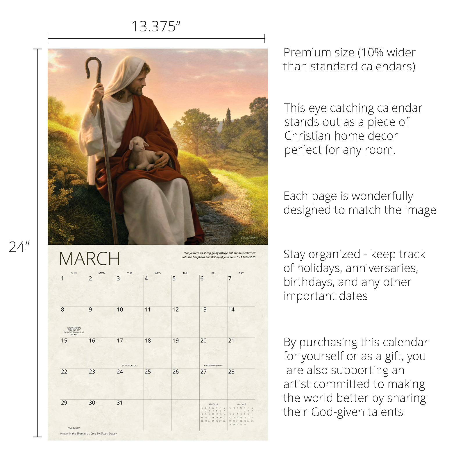 2026 As I Have Loved You Calendar, , large image number 2