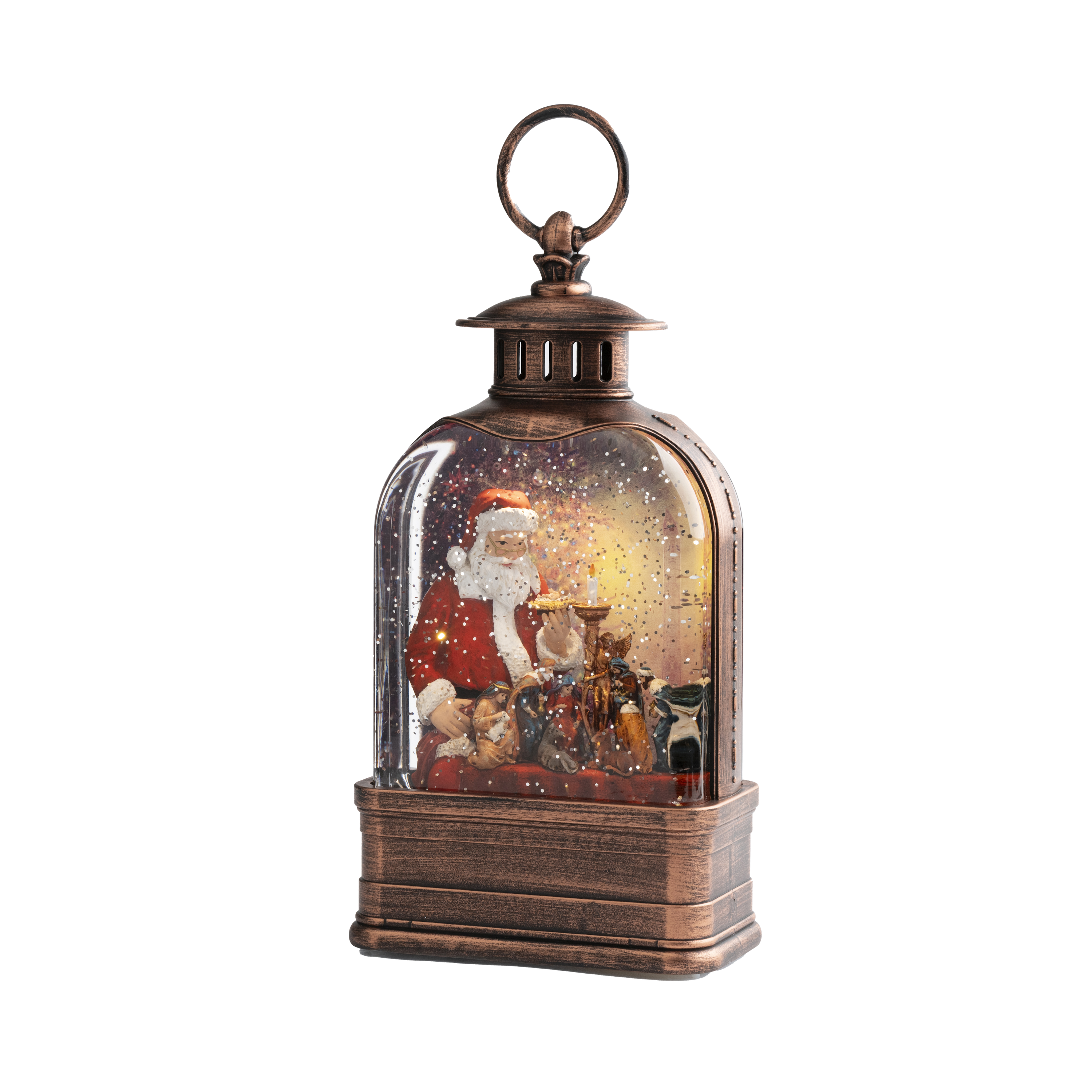 The Spirit of Christmas Resin Nativity Lantern, , large